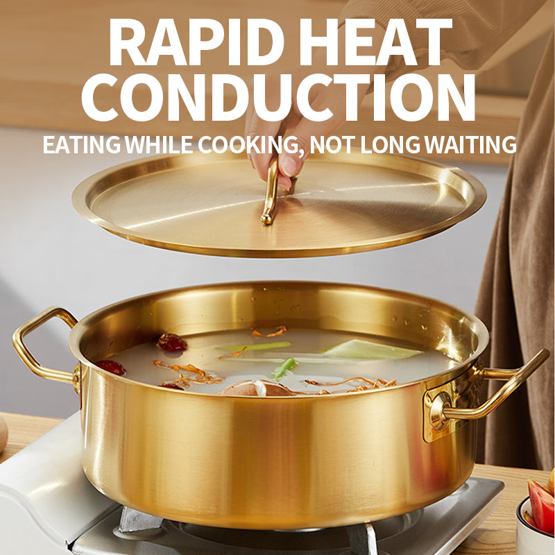 16cm Golden Hot Pot (No Grid)