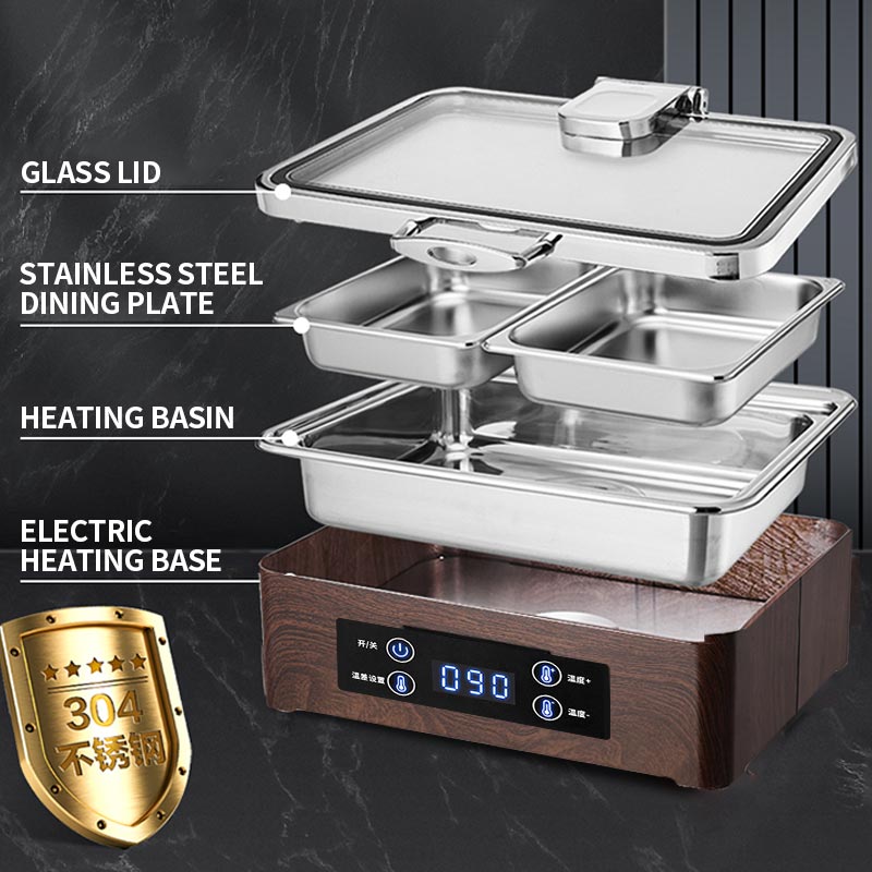 Rectangular Electric Digital Display Simple Large Glass Oven