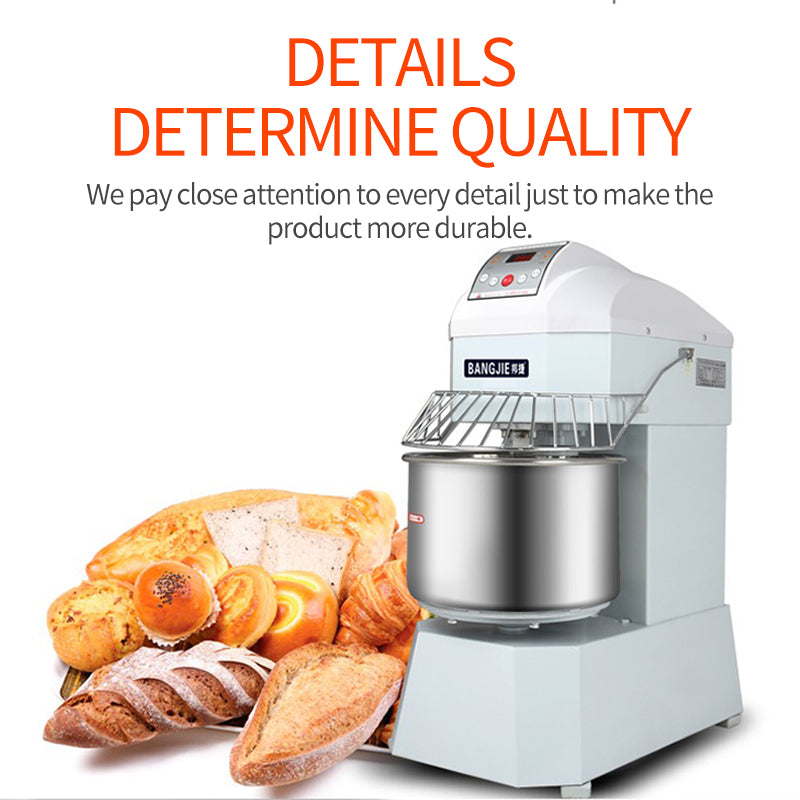 Bangjie BJS-20 Variable Frequency Dual-Motion Dough Mixer (20L)