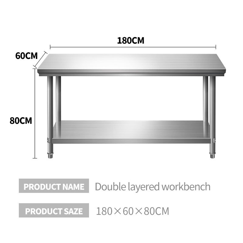 Double layered flat workbench