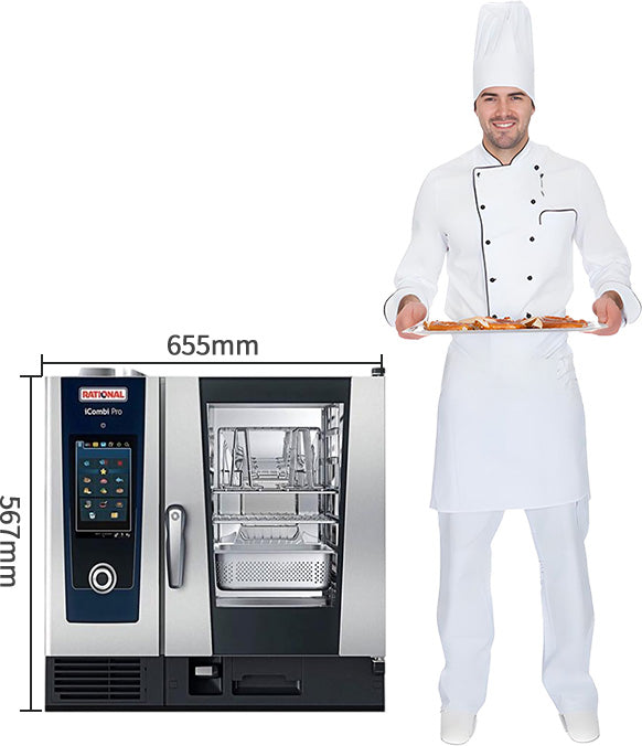 Rational Electric universal steaming touch computer version oven 6 plates ICP-XS6