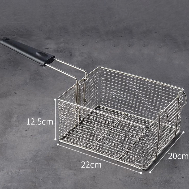 Electric fryer basket