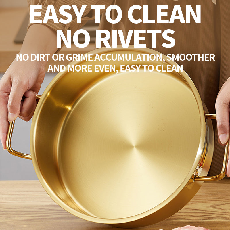 16cm Golden Hot Pot (No Grid)