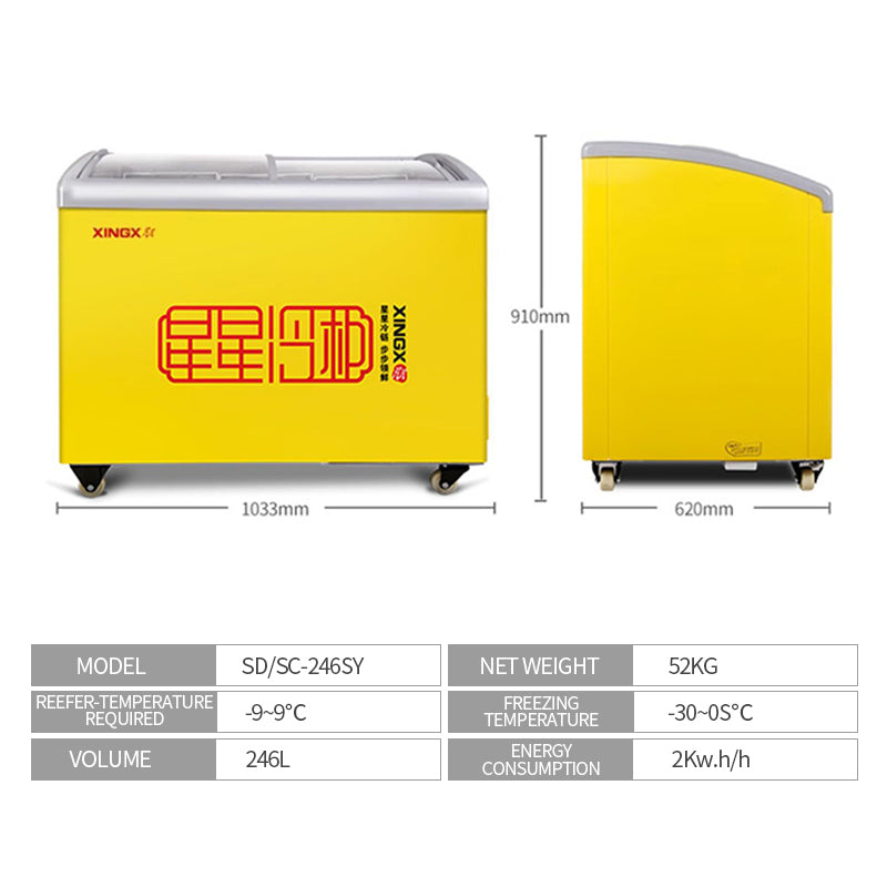Commercial fully frozen freezer(SD/SC-246SY)