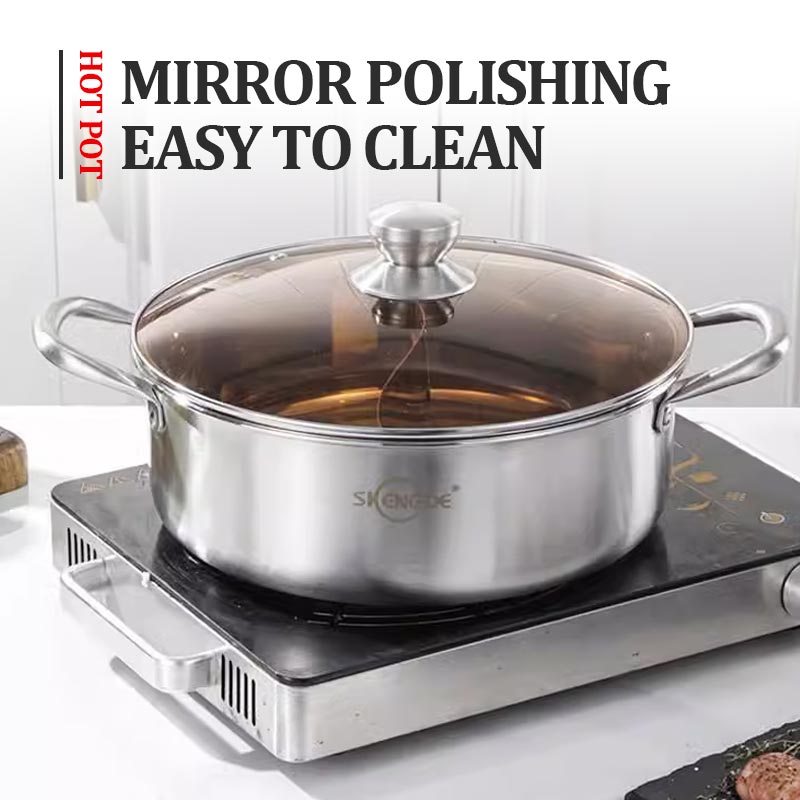 32cm Thick hotpot (double compartment)