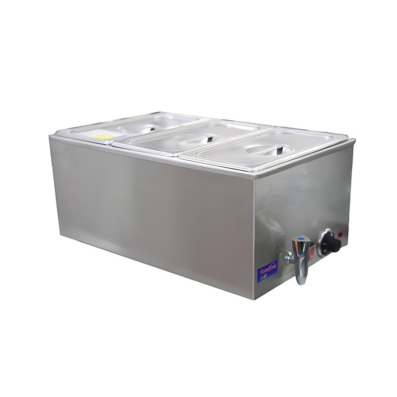 ZCK165BT-3 electric fast food insulated dining stove with three compartments