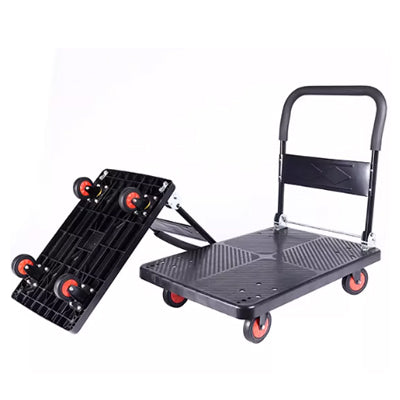5-wheel silent rubber truck black 600kg