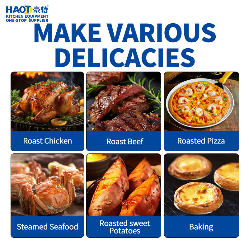 Single Deck 2 Trays Oven Bakery Kitchen Baking for Bread Pizza