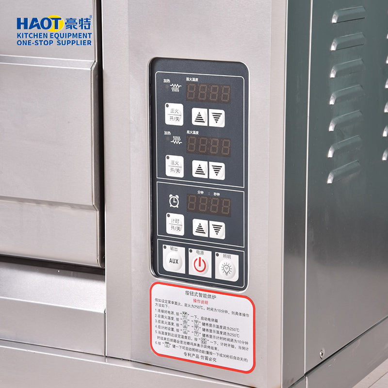 Single Deck 2 Trays Oven Bakery Kitchen Baking for Bread Pizza