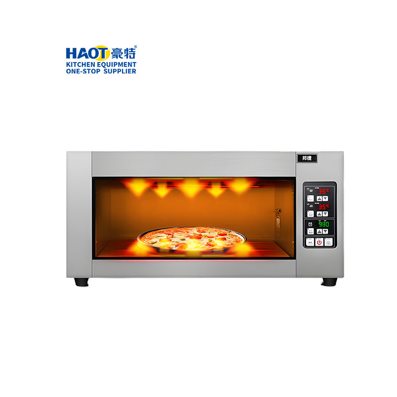 Single Deck 2 Trays Oven Bakery Kitchen Baking for Bread Pizza