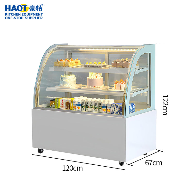 Arc-Type Refrigerated Display Counter – 1200mm (Copper Condenser, Air-Cooled)