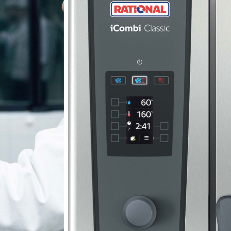 Rational Electric universal steaming touch computer version oven 6 plates