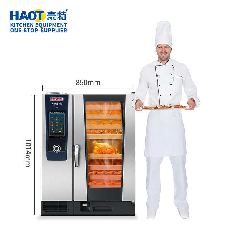 Rational Electric universal steaming touch computer version oven 10 plates