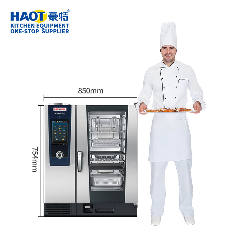 Rational Electric universal steaming touch computer version oven 6 plates