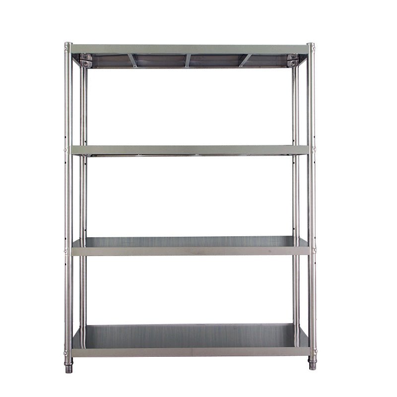 Four level disassembly and assembly shelves