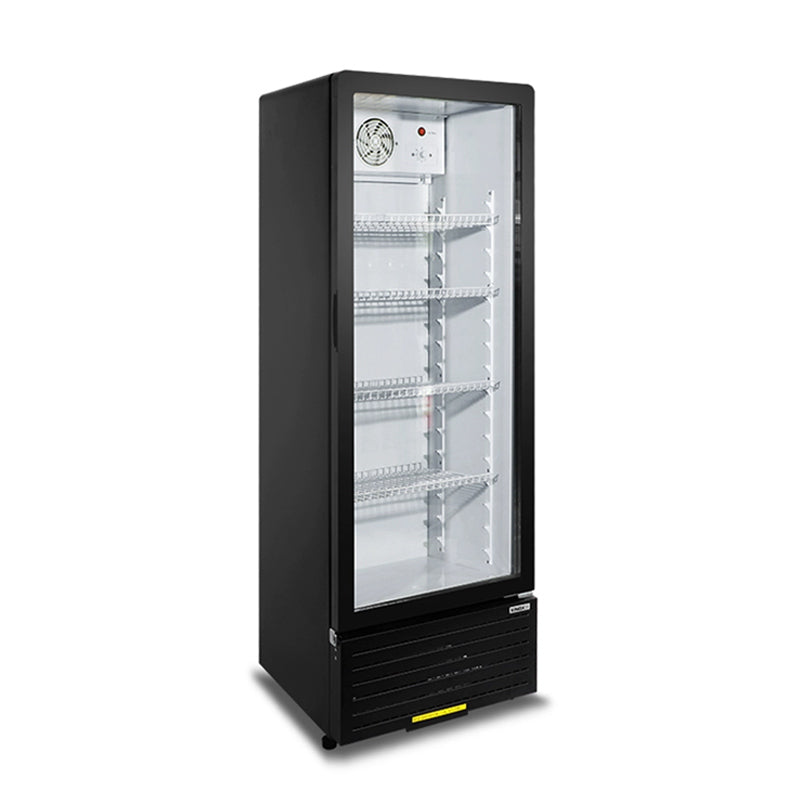 Flat head rounded corner single door refrigerated display cabinet(LSC-230FYPE)