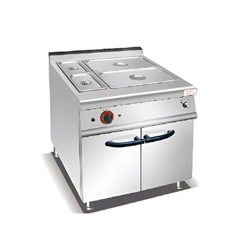 Electric bathing pool with cabinet base