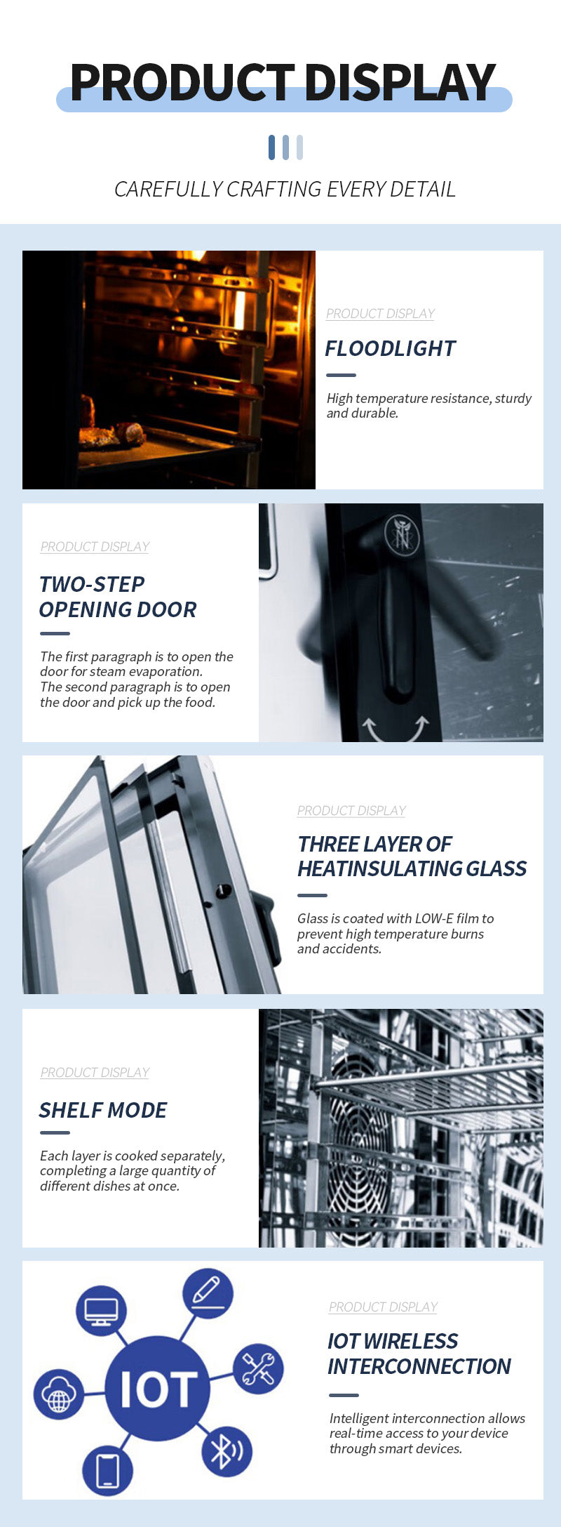 JUSTA JO-E-Y61S 10-Tier Intelligent Combi Oven