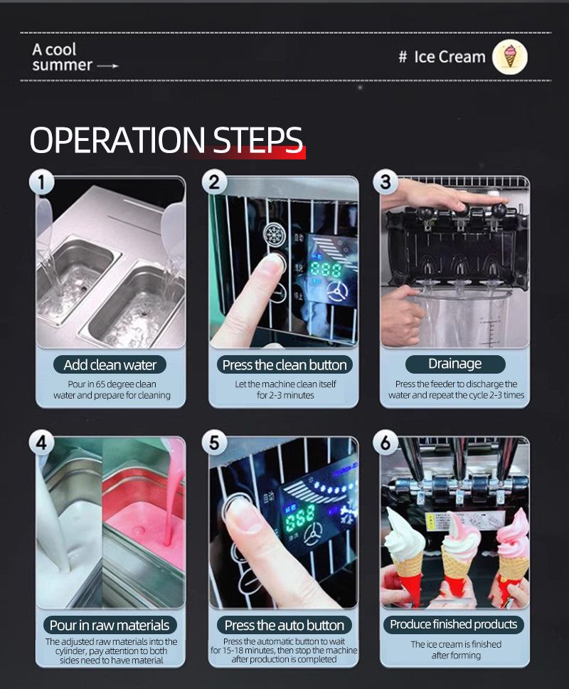 CF316 High-Capacity Commercial Ice Cream Machine – Dual-System Efficiency for Demanding Businesses