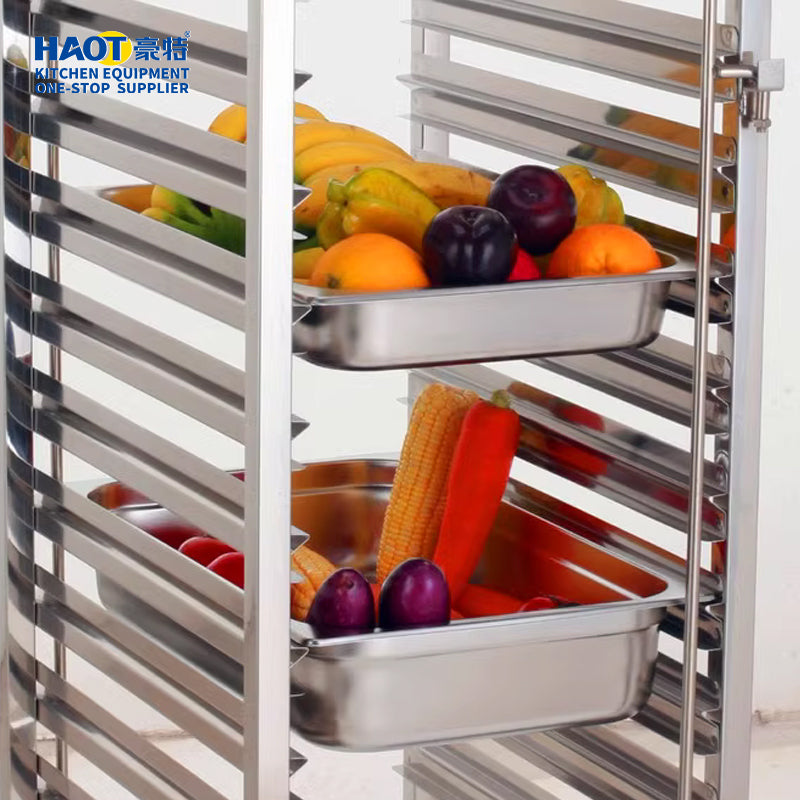 Heavy-Duty Stainless Steel GN Pan Cart (15-Tier)