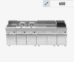 Cooking series MARIO-stainless steel 600