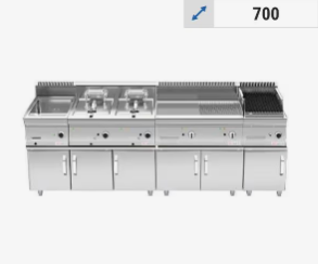Cooking series MARIO - Stainless steel 700