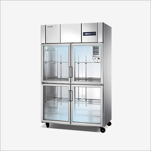 Beverage refrigerators with at least 4 doors