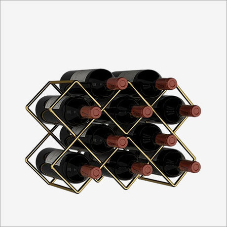 Chrome wine racks