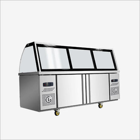 Glass freezer