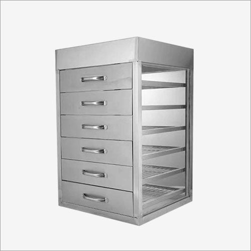 Heating cabinets with drawers