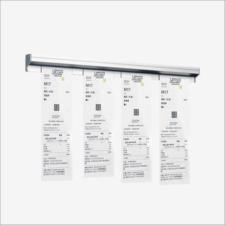 Receipt rails & receipt skewers