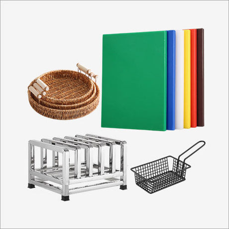 Serving boards, baskets & stands