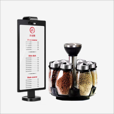Spice shakers / table menus