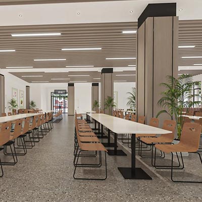School cafeteria design