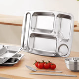 Big Six Grid Fast Food Plate