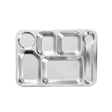 New Big Six Grid 1.2mm Fast Food Plate