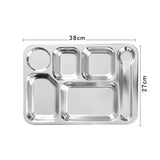 New Big Six Grid 1.2mm Fast Food Plate