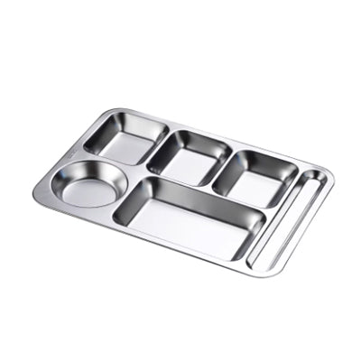 Deepen the new six grid fast food plate