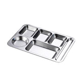 Deepen the new six grid fast food plate