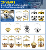 8L flower bud line dining stove hanging stove