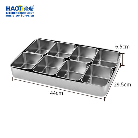 Japanese style Eight Grid Seasoning Box