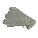 Large size high-temperature gloves (long green)