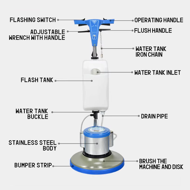 Jieba multifunctional floor scrubber