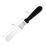6-inch curved spatula - black