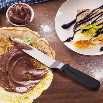 10-inch curved spatula - black