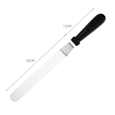 10-inch curved spatula - black