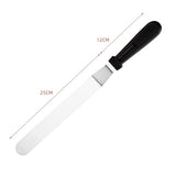 10-inch curved spatula - black