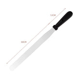 12-inch curved spatula - black