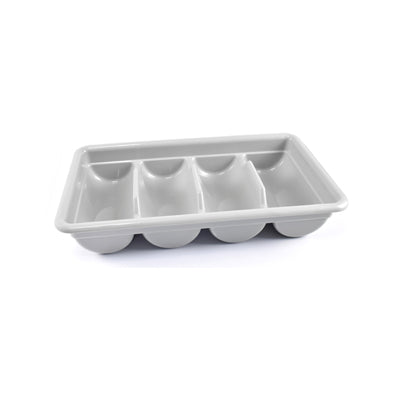 Four grid knife and fork plate