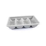 Four grid knife and fork plate